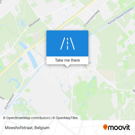 Moeshofstraat map