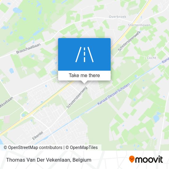 Thomas Van Der Vekenlaan plan