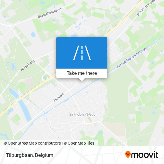 Tilburgbaan map