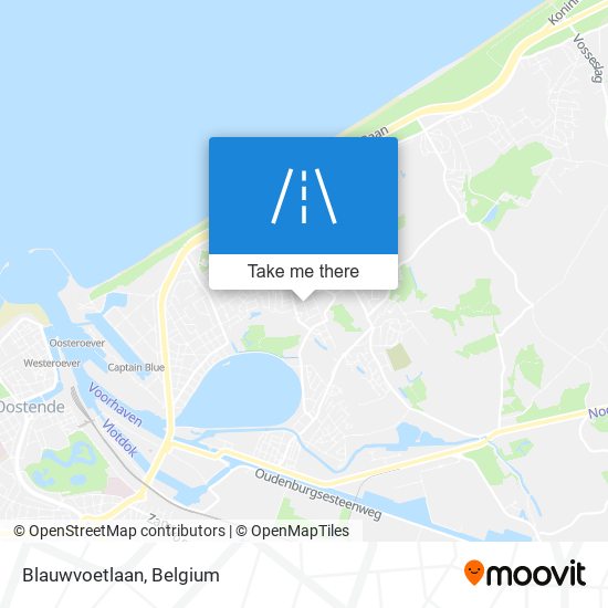 Blauwvoetlaan map