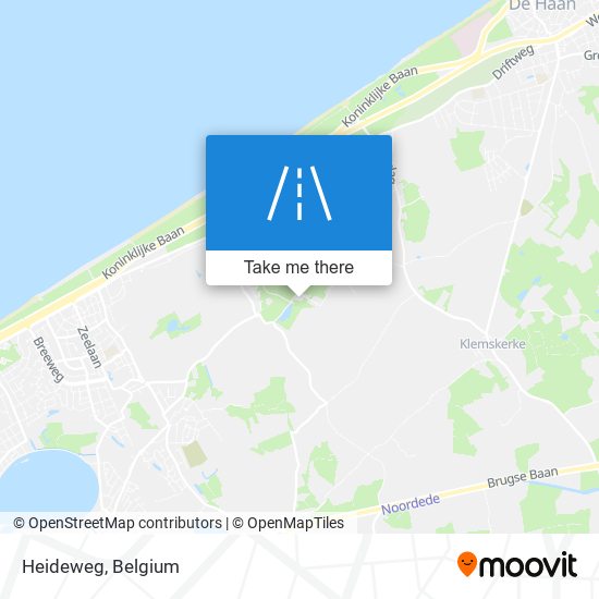 Heideweg map