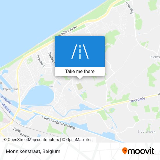 Monnikenstraat map