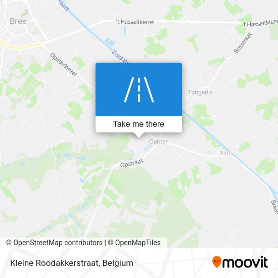 Kleine Roodakkerstraat map