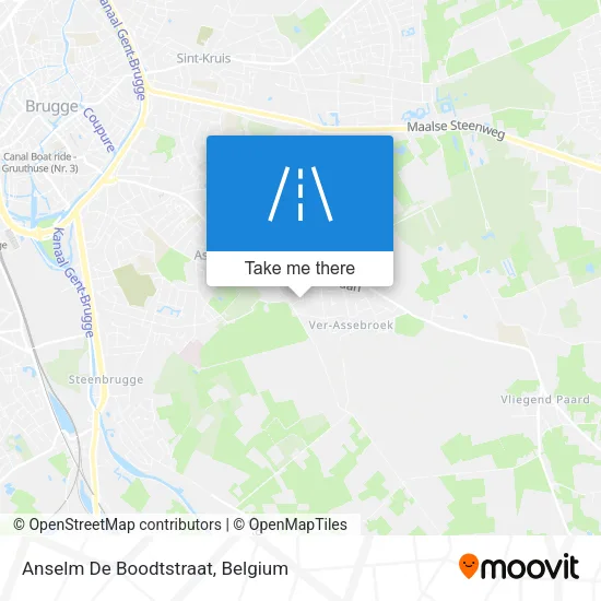 Anselm De Boodtstraat map