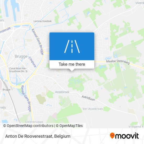 Anton De Rooverestraat map