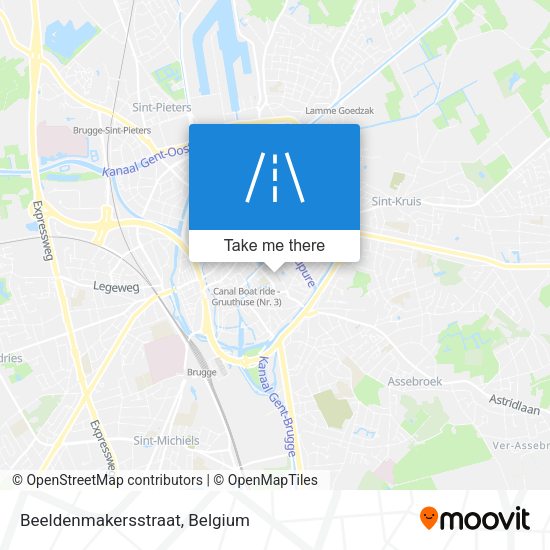 Beeldenmakersstraat map