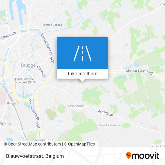 Blauwvoetstraat map