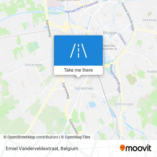 Emiel Vanderveldestraat map