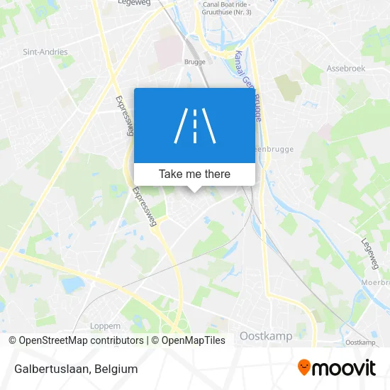 Galbertuslaan map