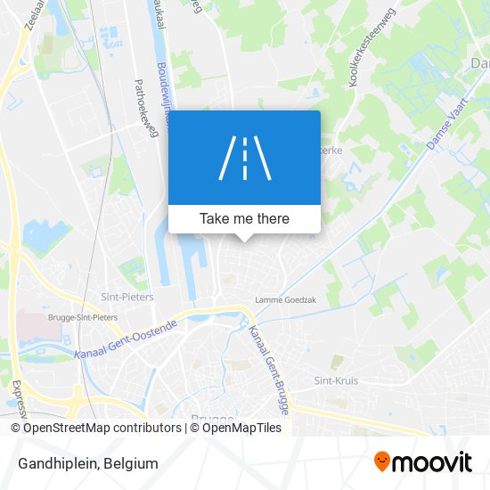 Gandhiplein map