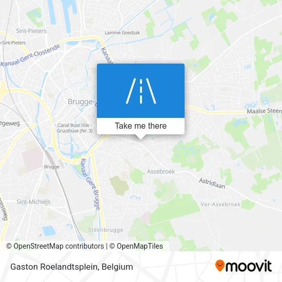 Gaston Roelandtsplein map