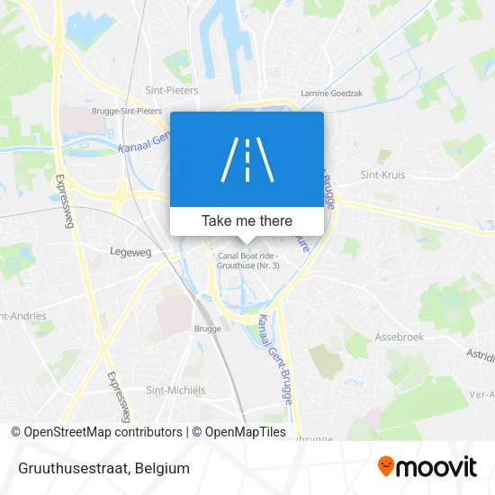 Gruuthusestraat map