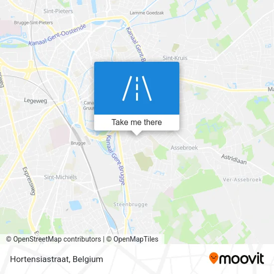 Hortensiastraat map