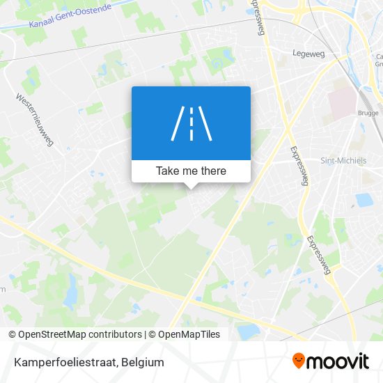 Kamperfoeliestraat map