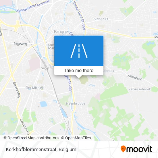 Kerkhofblommenstraat map