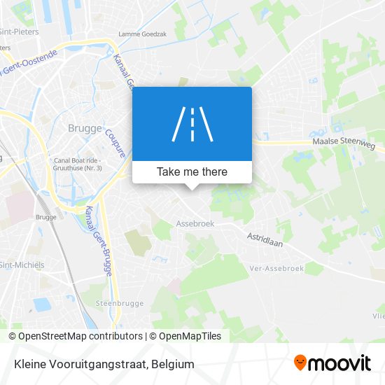 Kleine Vooruitgangstraat map