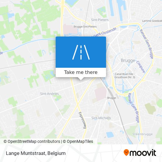 Lange Muntstraat map