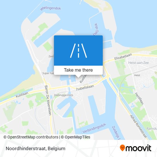 Noordhinderstraat map