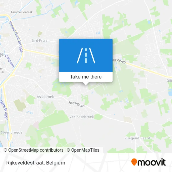 Rijkevelde Street map