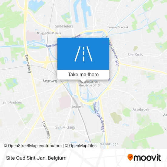 Site Oud Sint-Jan map