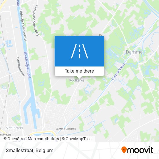 Smallestraat map