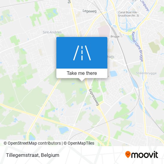 Tillegemstraat map