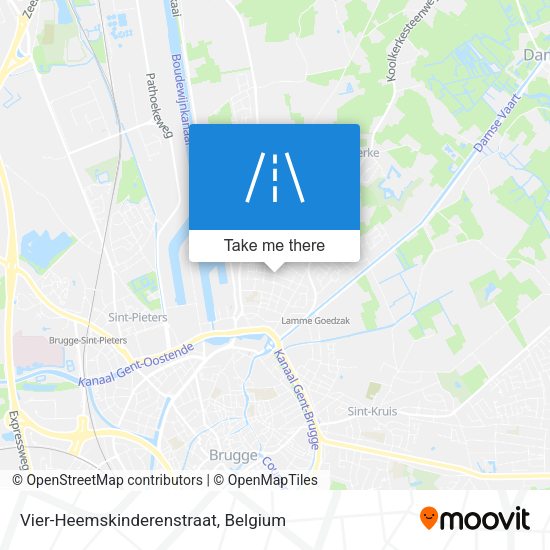 Vier-Heemskinderenstraat map
