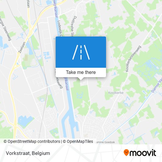 Vorkstraat map