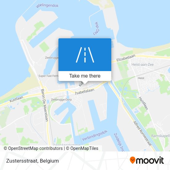 Zustersstraat map