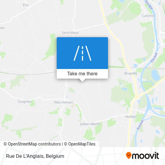 Rue De L'Anglais plan