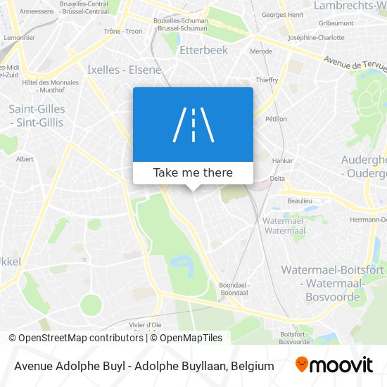 Avenue Adolphe Buyl - Adolphe Buyllaan map