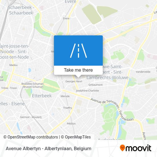 Avenue Albertyn - Albertynlaan plan