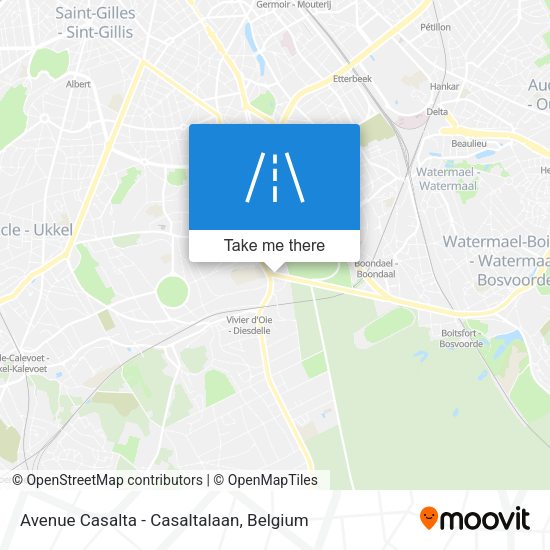 Avenue Casalta - Casaltalaan map