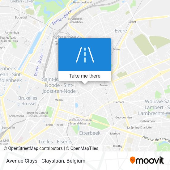 Avenue Clays - Clayslaan plan