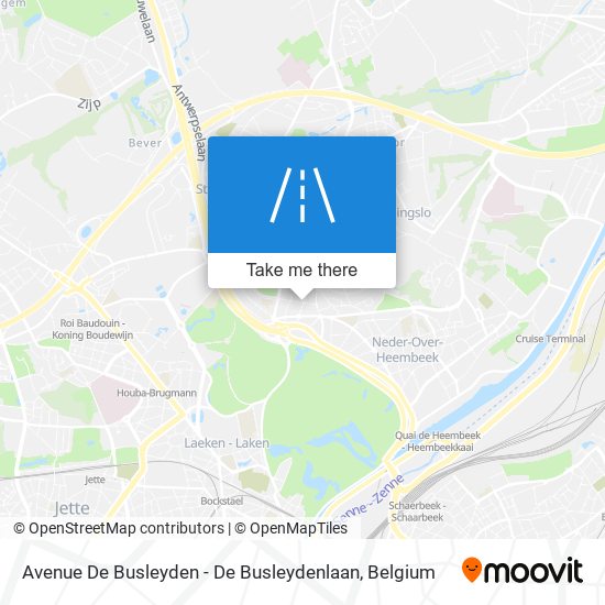 Avenue De Busleyden - De Busleydenlaan map