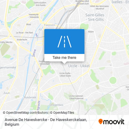 Avenue De Haveskercke - De Haveskerckelaan map