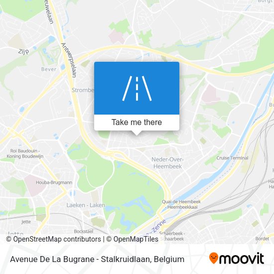 Avenue De La Bugrane - Stalkruidlaan plan