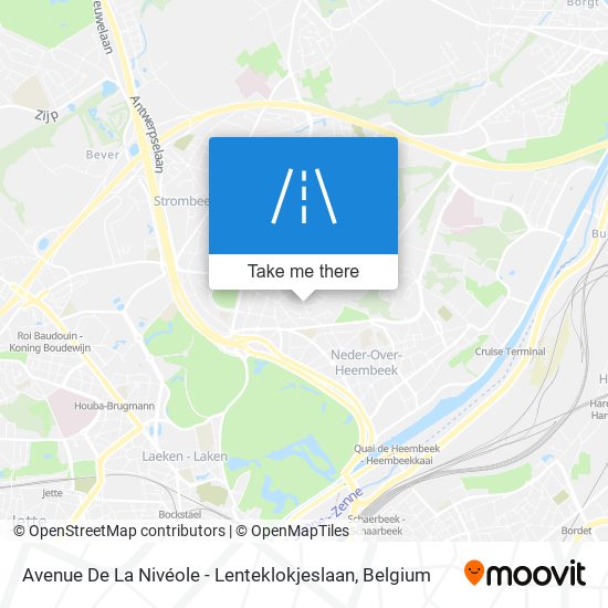 Avenue De La Nivéole - Lenteklokjeslaan plan