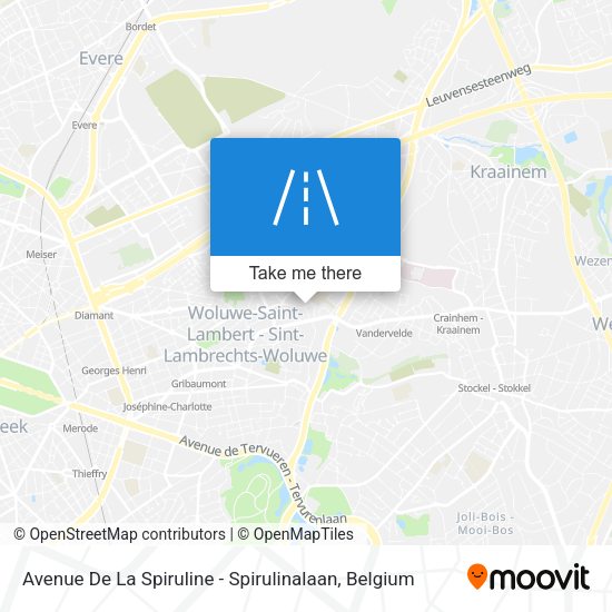 Avenue De La Spiruline - Spirulinalaan map