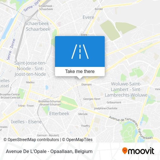 Avenue De L'Opale - Opaallaan map