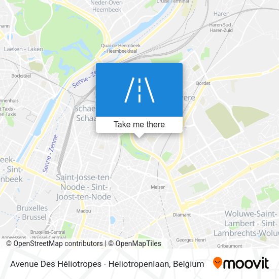 Avenue Des Héliotropes - Heliotropenlaan map