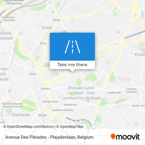 Avenue Des Pléiades - Plejadenlaan plan
