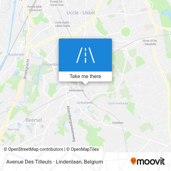 Avenue Des Tilleuls - Lindenlaan plan