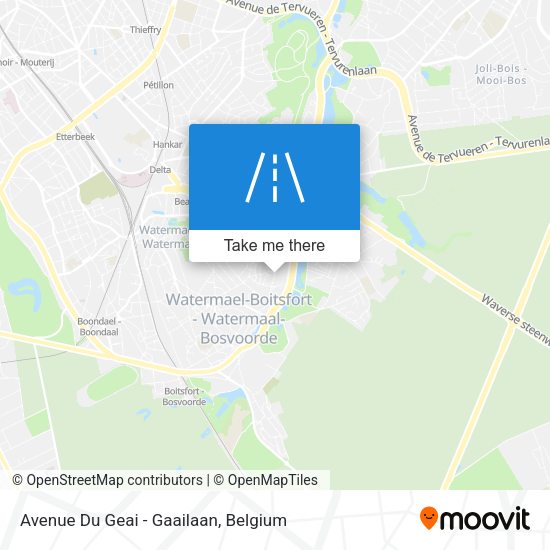 Avenue Du Geai - Gaailaan map