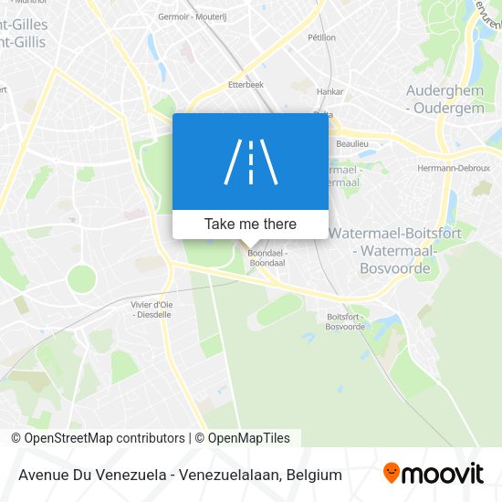 Avenue Du Venezuela - Venezuelalaan plan
