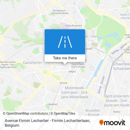Avenue Firmin Lecharlier - Firmin Lecharlierlaan plan