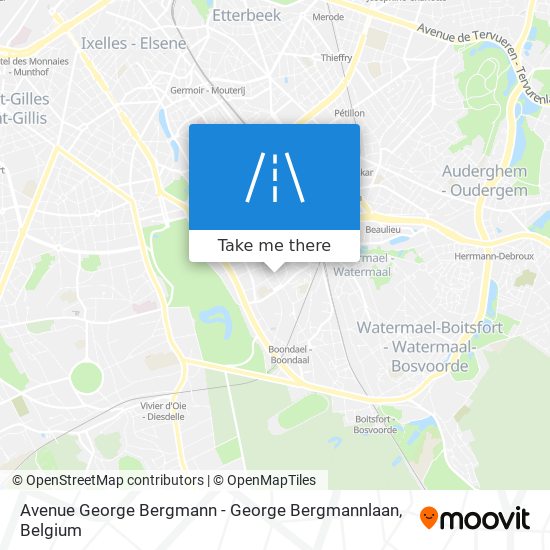 Avenue George Bergmann - George Bergmannlaan map