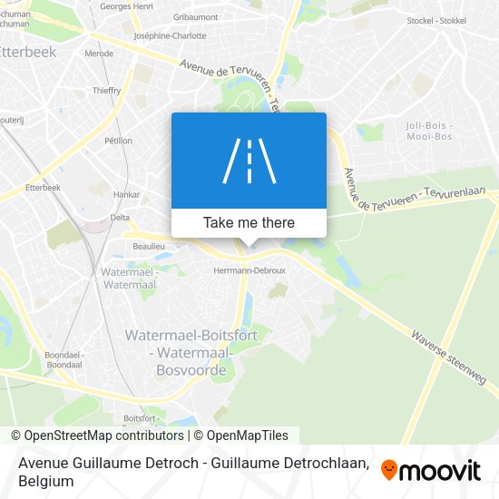 Avenue Guillaume Detroch - Guillaume Detrochlaan map