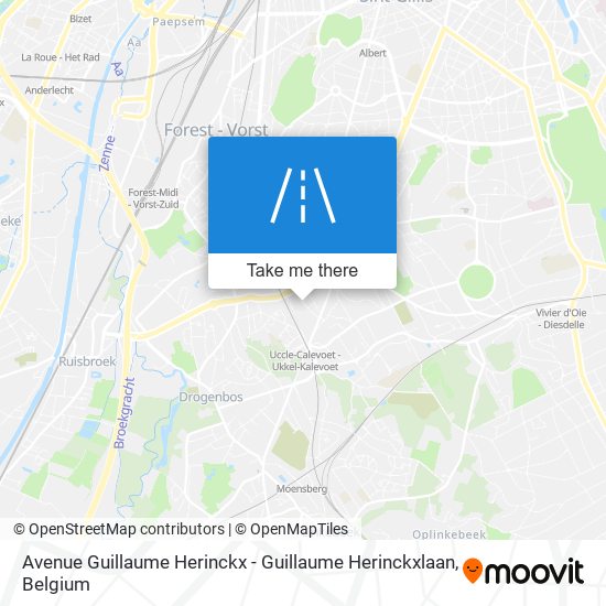 Avenue Guillaume Herinckx - Guillaume Herinckxlaan map