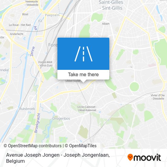 Avenue Joseph Jongen - Joseph Jongenlaan plan
